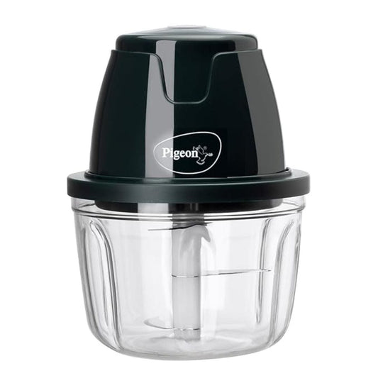 LX INDIA Chopper Pigeon Zoom Electric Chopper 350 ml Portable with 3 Stainless Steel Blades (Green)