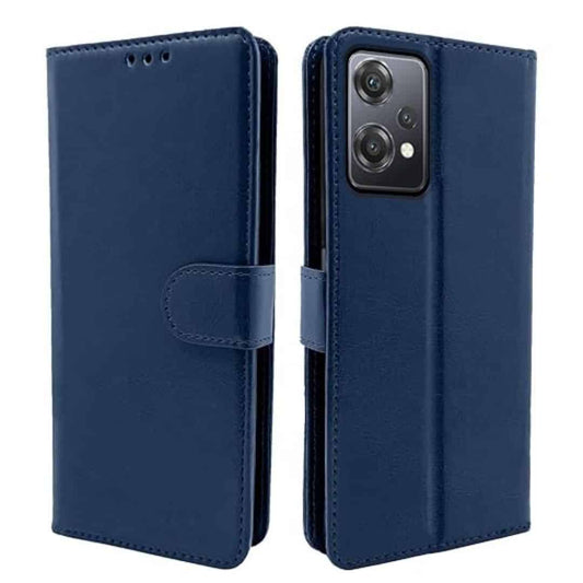 LXINDIA Protection Covers Pikkme Oneplus Nord Ce 2 Lite 5G Flip Case Leather Finish (Blue)