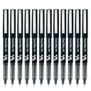 LXINDIA Pens Pilot Hi Tecpoint V5 Extra Fine Point Pure Liquid Ink Roller Ball Pen (Black Ink) Pack of 12