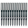 LXINDIA Pens Pilot Hi Tecpoint V5 Extra Fine Point Pure Liquid Ink Roller Ball Pen (Black Ink) Pack of 12