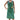 LX INDIA Aprons Pixel Home Cotton Apron with Front Center Pocket with Ends (Green)