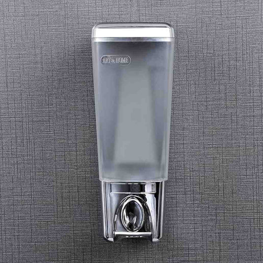 LXINDIA Shampoo Dispenser Plantex ABS Plastic Refillable Shampoo Dispenser (Chrome)