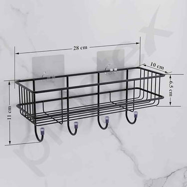 LXINDIA organizer Plantex Self Adhesive Bathroom Shelf for Wall Shelf Organizer