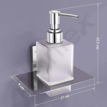 LXINDIA Shampoo Dispenser Plantex Stainless Steel Liquid 1 Ml Shampoo Dispenser (Chrome)