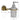 LXINDIA Shampoo Dispenser Plantex Stainless Steel Liquid Shampoo Dispenser (Brass Antique)