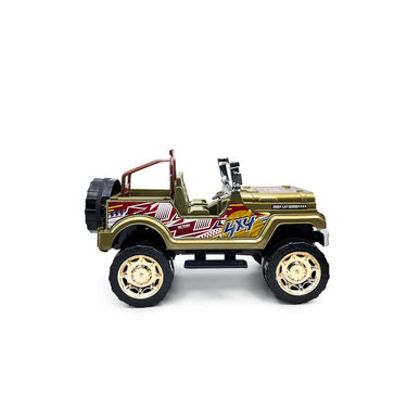 LXINDIA Toys Plastboy Big Size Metallised Raider Jeep Toy (Green)