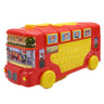 LXINDIA Toys Plastic Non Electric  Heavy Duty Stylish Big Size Bus (Red)