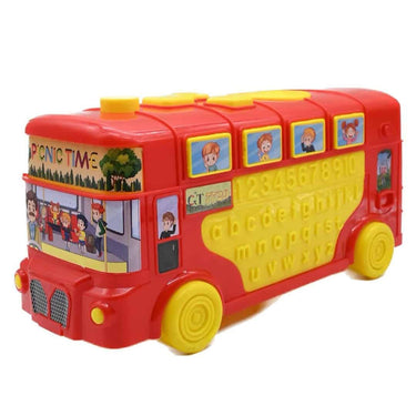 LXINDIA Toys Plastic Non Electric  Heavy Duty Stylish Big Size Bus (Red)