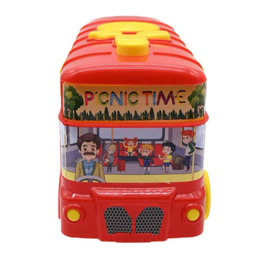 LXINDIA Toys Plastic Non Electric  Heavy Duty Stylish Big Size Bus (Red)