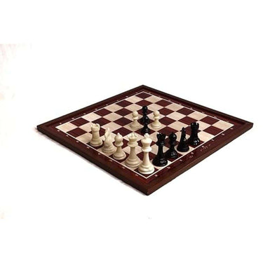 LXINDIA Chess Board Playminds All 21 inch Tournament Size Wooden Laminated Chess Board