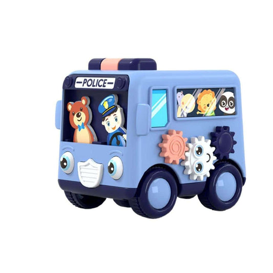 LXINDIA Toys PLUSPOINT Cartoon Bus Toy