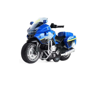 LXINDIA Toys PLUSPOINT Diecast Motorcycle Toy Bike (Moto Blue)