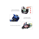 LXINDIA Toys PLUSPOINT Diecast Motorcycle Toy Bike (Moto Blue)