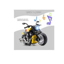 LXINDIA Toys PLUSPOINT Diecast Motorcycle Toy Harley Yellow