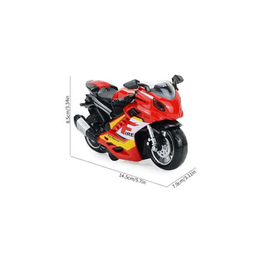 LXINDIA Toys PLUSPOINT Fire Motorcycle Rescue Bike with Light Music Fire