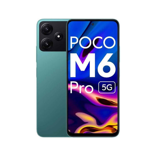 LXINDIA Smart phone POCO M6 Pro 5G (Forest Green, 6GB RAM, 128GB Storage)