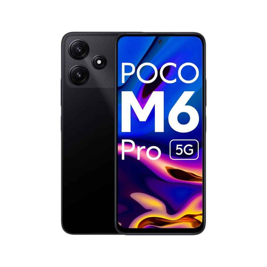 LXINDIA Smart phone POCO M6 Pro 5G (Power Black, 4GB RAM, 128GB Storage)