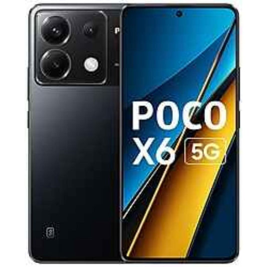 LX INDIA Mobile Phones POCO X6 5G Mobile Phones (Mirror Black, 8 GB RAM 256 GB Storage)