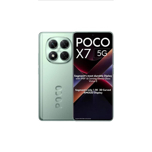 LX INDIA Mobile Phones POCO X7 5G Mobile Phones (Glacier Green, 256 GB) (8 GB RAM)