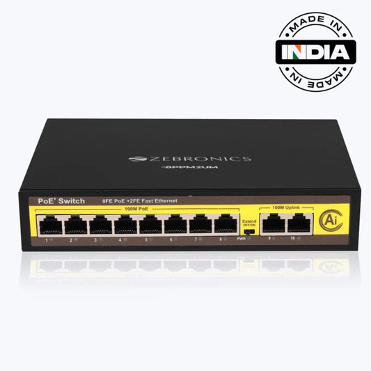 LX INDIA PoE Switches PoE Switches ZEB-8PPM2UM