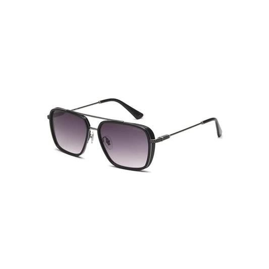 LX INDIA Sunglass POLICE sunglasses, 100% UV protected, Gradient, Full Rim, Square,Men, Large  Black Alloy Metal Frame, Green Gradient Polycarbonate Lens