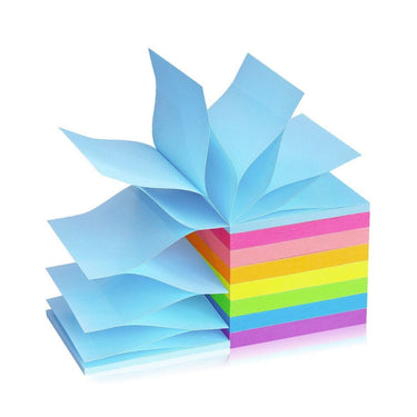 LX INDIA Sticky Notes Pop Up Sticky Notes 3x3 inch, 8 Bright Multi Colors