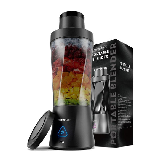 LX INDIA Juice Blender Popbabies 360W Portable Blender 700ML Black