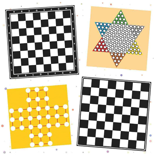 LXINDIA BOARD GAMES Popcorn Games & Puzzles 100 in 1 Board Games for Kids