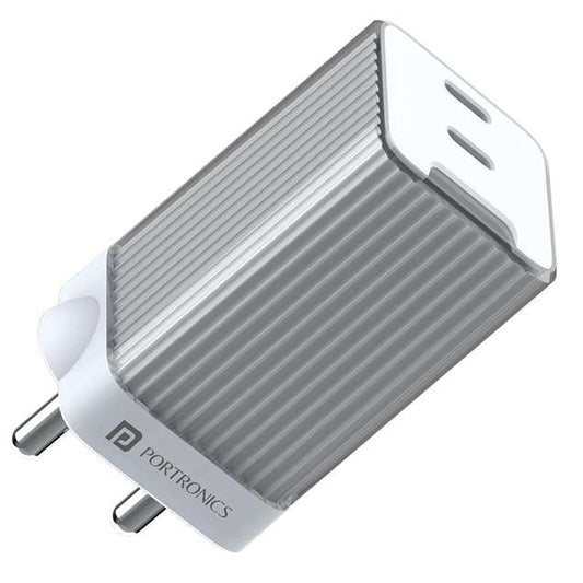 LX INDIA Mobile Charger Portronics Adapto 4 Fast Charging Adapter