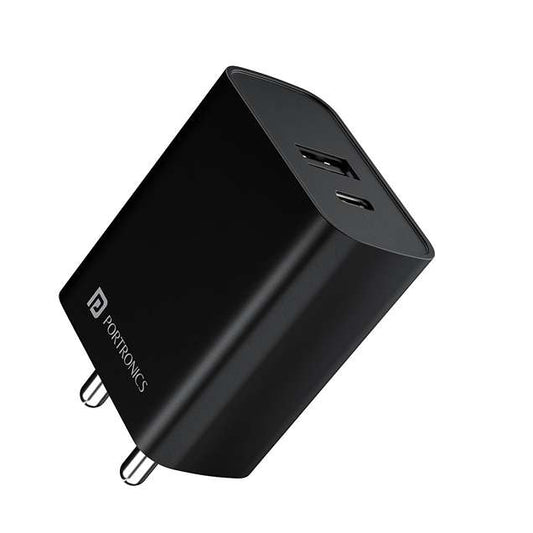 LX INDIA Mobile Charger Portronics Adapto 70 33W Fast Charger Adapter