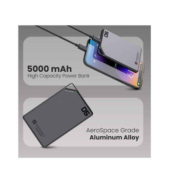 LXINDIA Power Bank Portronics Boosty 5k 5000mAh 15W