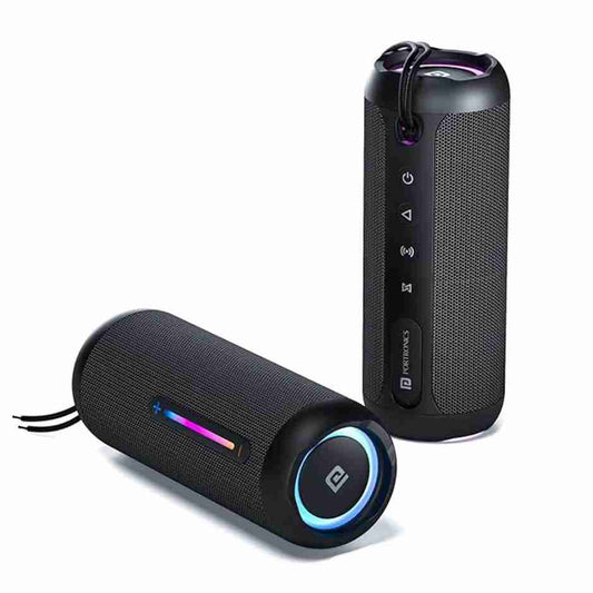 LX INDIA speaker Portronics Breeze 5 25W Portable Wireless Bluetooth Speaker with in Built Mic (Black)