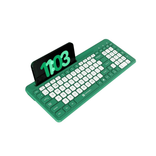 LXINDIA Keyboards Portronics Bubble Square Wireless Keyboard