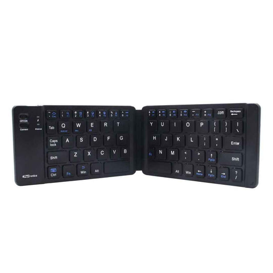 LX INDIA Keyboards Portronics Chicklet Foldable QWERTY Keyboard - Black
