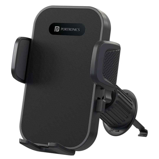 LX INDIA Mobile Holder Portronics Clamp Y Adjustable Air Vent Smartphones Mobile Holder for Car