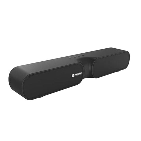LX INDIA Speaker Portronics Decibel 20 16W Wireless Bluetooth Soundbar (Black)