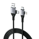 LXINDIA Portronics Konnect 4 IN 1 Fast Charging Cable