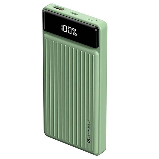 LX INDIA Power Bank Portronics Luxcell B 10K 10000 mAh 22.5W  Power Bank(Green)