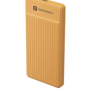 LXINDIA Power Bank Portronics Luxcell B 10K 10000 mAh (Yellow)