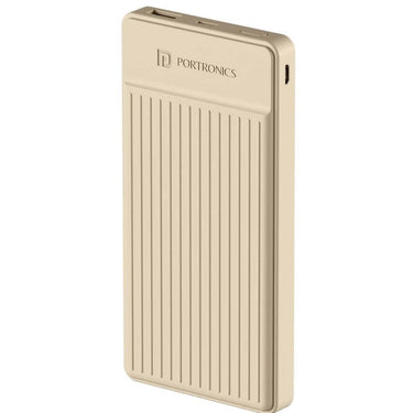 LXINDIA Power Bank Portronics Luxcell B12 10,000mAh 12W (Ivory White)