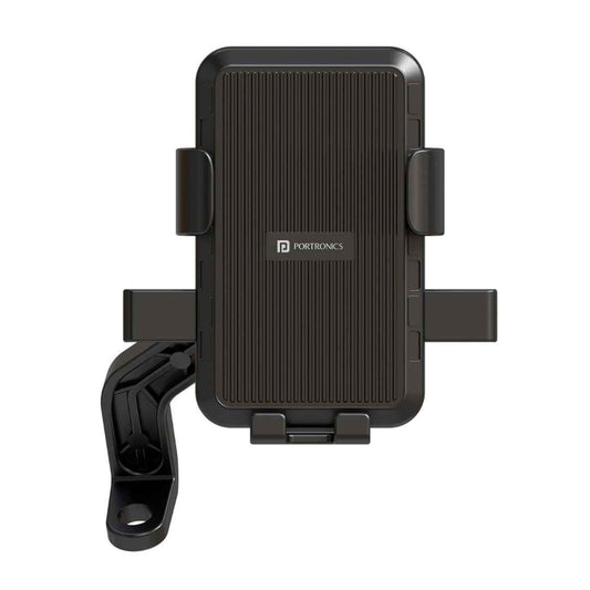 LX INDIA Mobile Holder Portronics Mobike 5 Scooty/Scooter Phone Holder (Black)