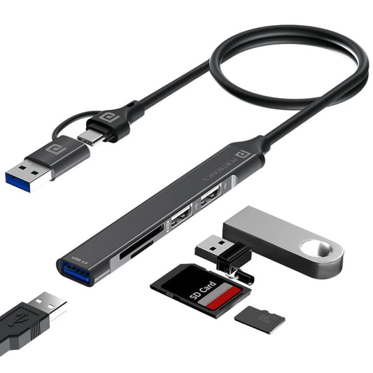 LX INDIA USB HUB Portronics Mport 31 Plus USB Hub (5-in-1)