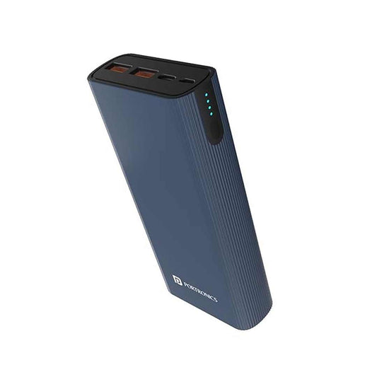 LX INDIA Power Bank Portronics Power 45 20000mAh Super Metal Power Bank(Blue)