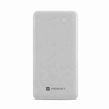 LXINDIA Power Bank Portronics Power Brick II 20000 mAh (White)