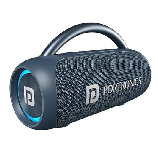 LX INDIA speaker Portronics Radiant 30W Wireless Bluetooth Portable Speaker with in-Built Mic (Blue)