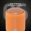 LXINDIA speaker Portronics Sound Drum 1 Speaker (Orange)