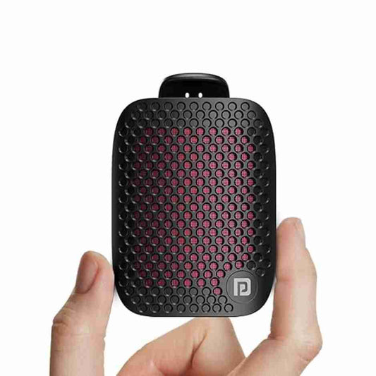 LX INDIA speaker Portronics Talk Five 3W Wearable Bluetooth Speaker with Mic (Black)