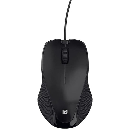 LX INDIA Mouse Portronics Toad 101 Wired Optical Mouse with 1200 DPI (Black)