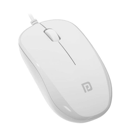 LX INDIA Mouse Portronics Toad 102 Wired Mouse with 3 Buttons, Clickable Scroll Wheel, High-Precision 1200 DPI Optical Sensor (White)