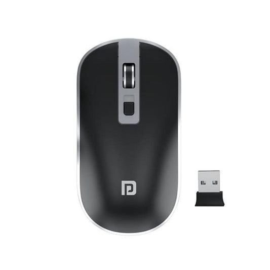 LX INDIA Mouse Portronics Toad 14 Wireless Mouse, 2.4 GHz with USB Nano Dongle (Black)
